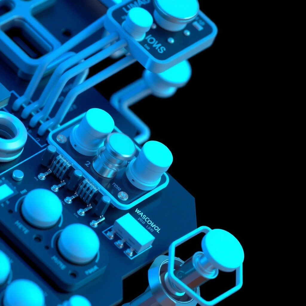 Financial chart fused with mobile gaming concept